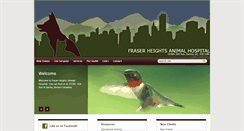Desktop Screenshot of fraserheightsvet.com
